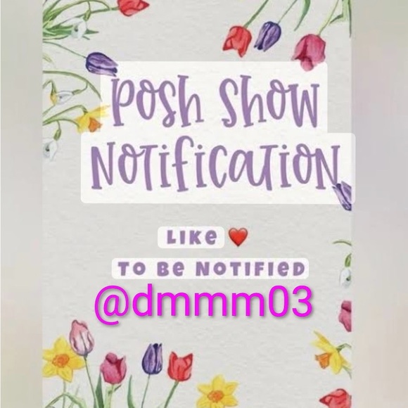 Other - Posh Show Notification Sign